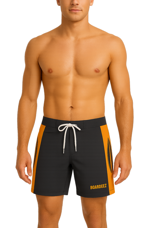 Classic Board Shorts - Sunset Orange