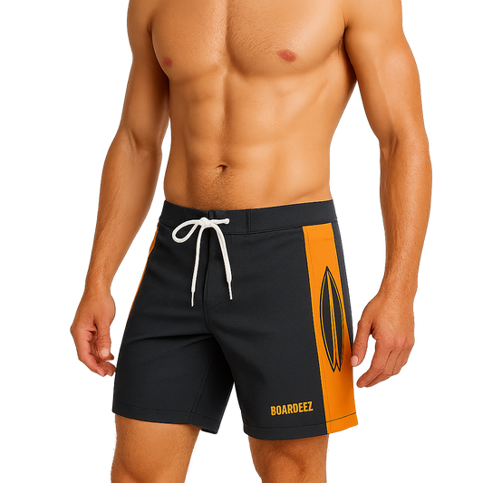 Classic Board Shorts - Sunset Orange